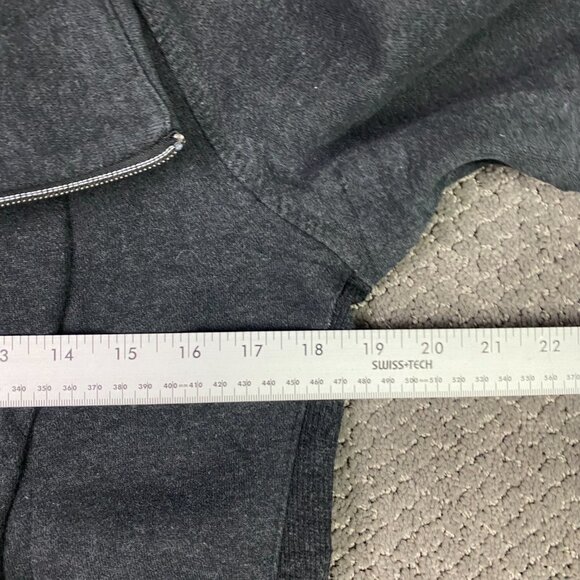Lululemon Cozy Cuddle Up Full Zip Jacket Sweatshirt Womens 8 Gray Gym Athleisure - Picture 10 of 11